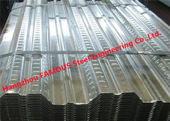 China A plataforma de assoalho composta de carregamento de grande resistência galvanizou o metal para a construção da construção de aço fornecedor
