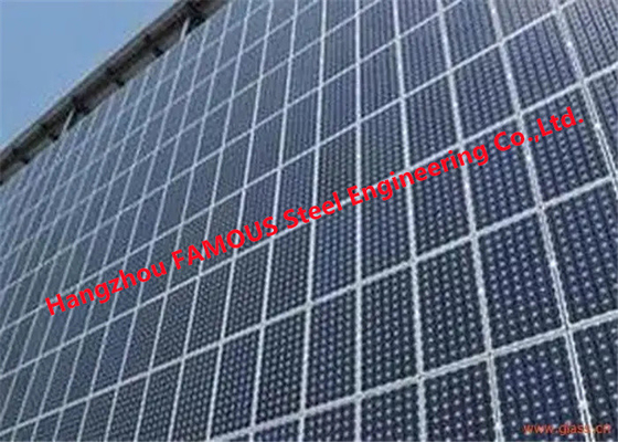 China Sistema de vidro posto solar fotovoltaico dos módulos da construção da parede de cortina fornecedor