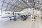 Waterproof o hangar pré-fabricado isolado dos aviões da construção de aço para o uso privado fornecedor