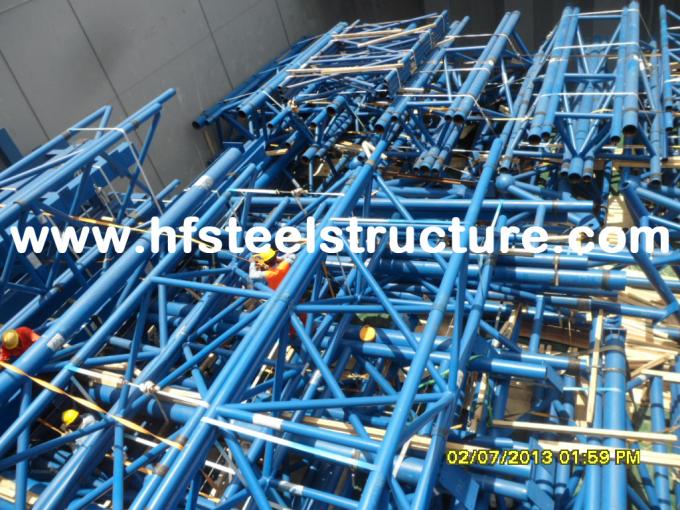 Construções de aço industriais do metal pré-fabricado do OEM para armazenar tratores e equipamento agrícola 2