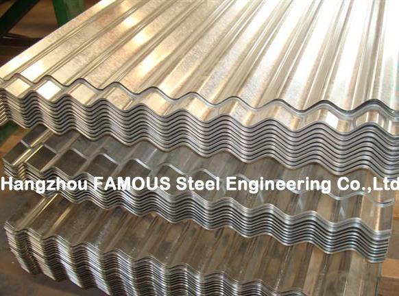 O telhado do metal do elevado desempenho cobre o revestimento de zinco para a construção de aço 0