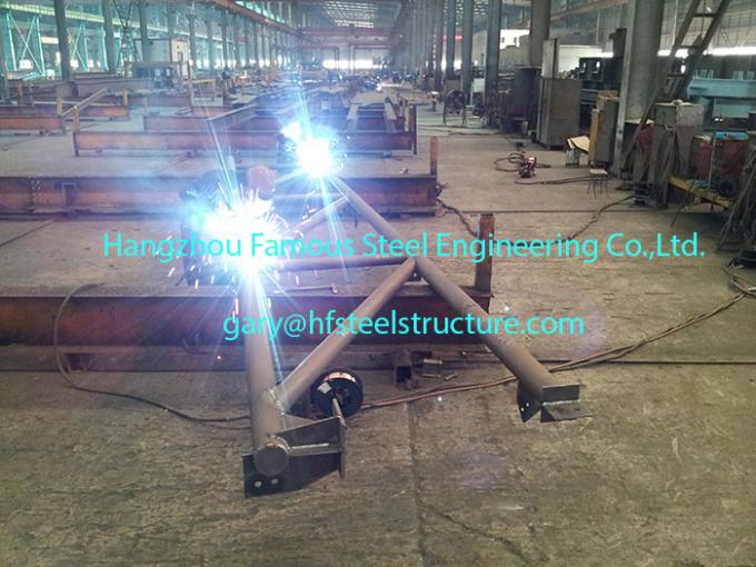 Aço - as construções de aço industriais moldadas galvanizaram Purlins de ASTM A36/Girts 0