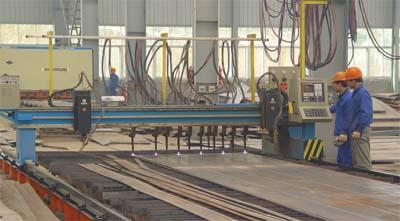 Vigas de aço pré-fabricadas industriais personalizadas do aço da forma de W das construções 1