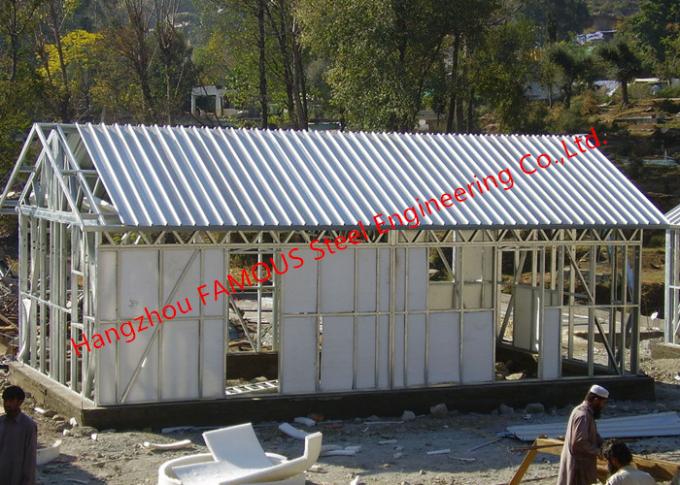 H galvanizado - sistemas de quadro da construção de aço do feixe para a oficina ou a casa da casa de campo 0