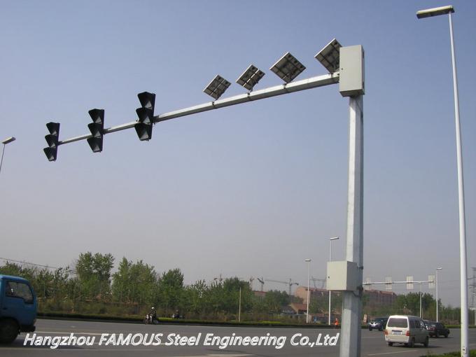 Estrutura do sinal de estrada Q345 para sistemas de vigilância e câmeras do tráfego 3