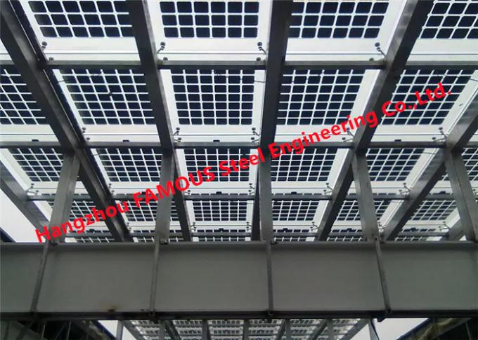 Sistema de vidro posto solar fotovoltaico dos módulos da construção da parede de cortina 0