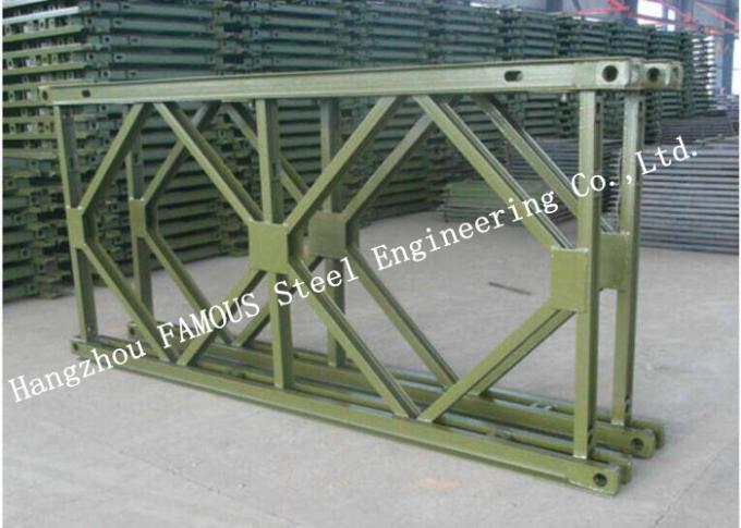 Aço Bailey Bridge Prefabricated Galvanized 200# TSR Q345B de 10 grupos 0