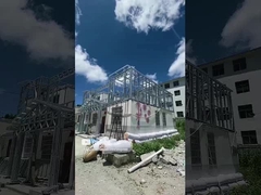 Austrália que o calibre leve padrão galvanizou parafusos prisioneiros personalizou a instalação fácil da casa de aço clara da casa de campo