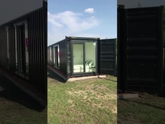 Casa de contêineres residenciais de 20 pés expandivel pré-construída para transporte para apartamento