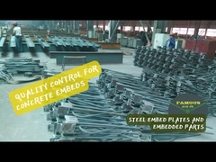 Placas de aço incorporadas e partes incorporadas