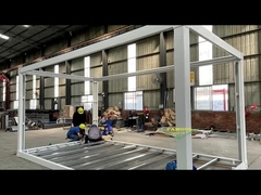 Container de transporte de 40 pés de comprimento com dois quartos Casa de contêineres pré-fabricada