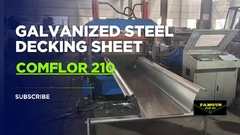 Comflor 210 Equivalente Deck de piso composto Profissionais profundos Chapa de piso de aço galvanizado