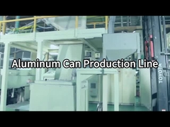 Equipamento de fabricação de latas rígidas de alumínio de alta eficiência para várias indústrias