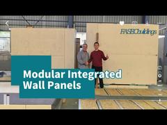 painéis de parede modulares integrados