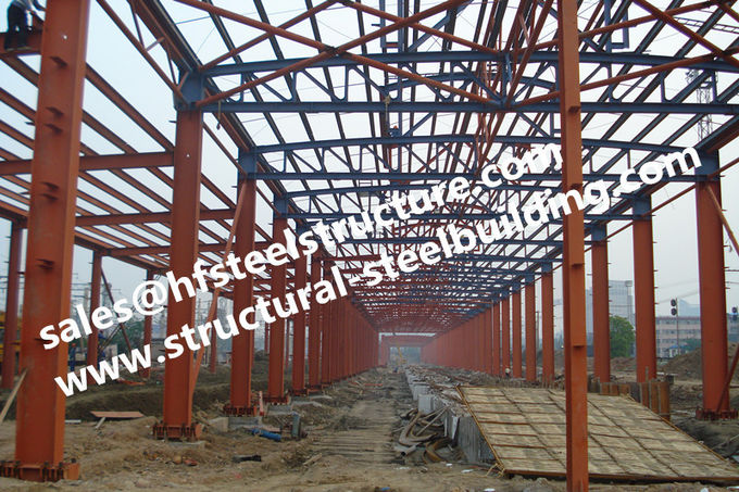 Construções de aço industriais da categoria de Q235 Q345, construções de aço de construção do aço da casa pré-fabricada do local 0