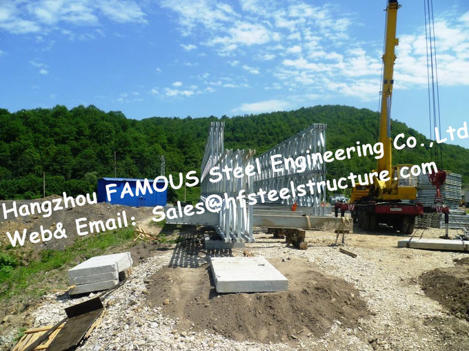 Ponte de Bailey estrutural de aço pré-fabricada da fonte de aço do construtor do aço reforçado Q345 0